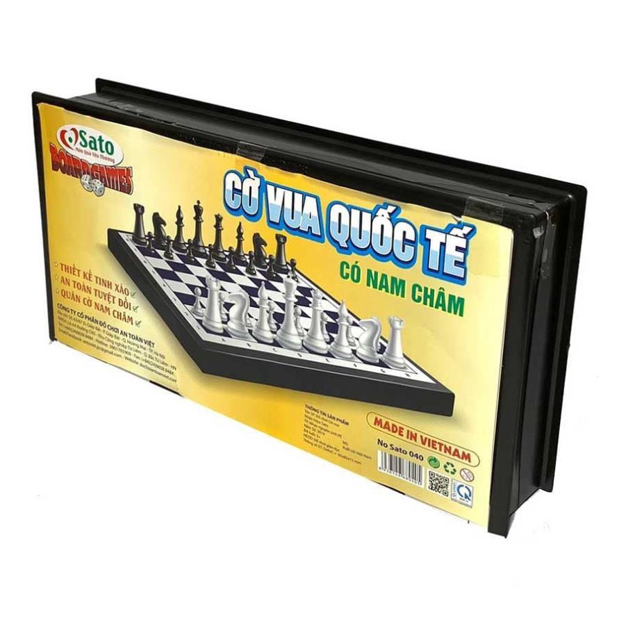 Bộ đồ chơi Cờ Vua Quốc Tế , Bộ cờ vua kèm bàn cờ loại Cao Cấp -