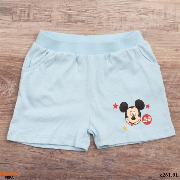 Quần đùi mickey xanh cực yêu