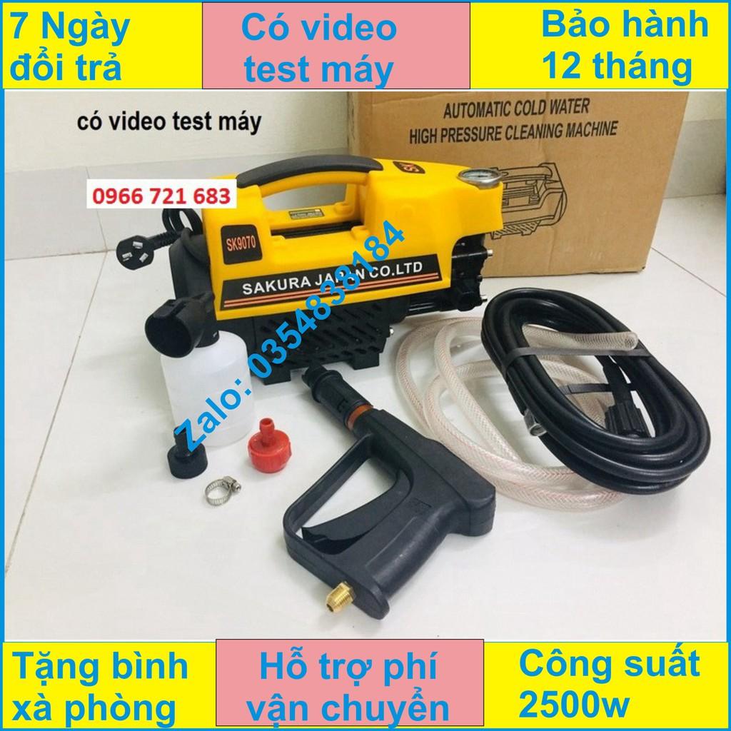 MÁY RỬA XE SAKURA NHẬT BẢN 2500W