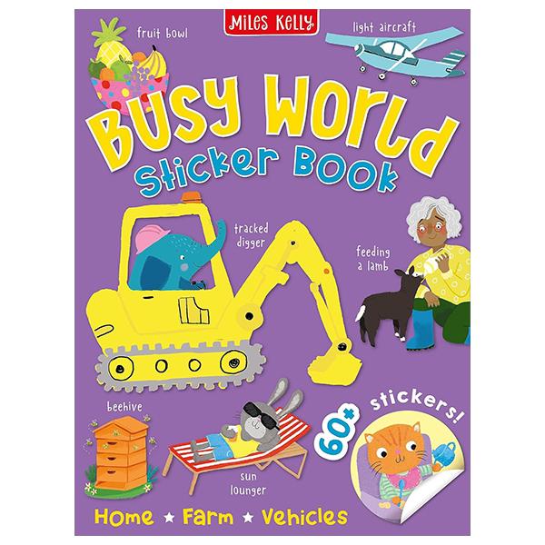 Sách ngoại văn: Busy World Sticker Book