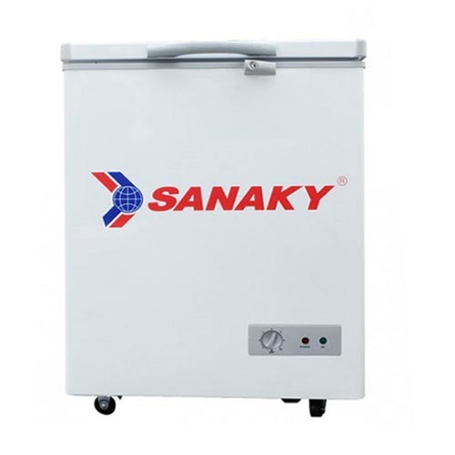 TỦ ĐÔNG MINI SANAKY 100 LÍT VH-150HY2 NHÔM (R600A) - HÀNG CHÍNH HÃNG - CHỈ GIAO HCM