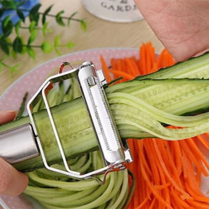 Dao bào inox đa năng 2 lưỡi - double Peeler 18 x 8.2cm