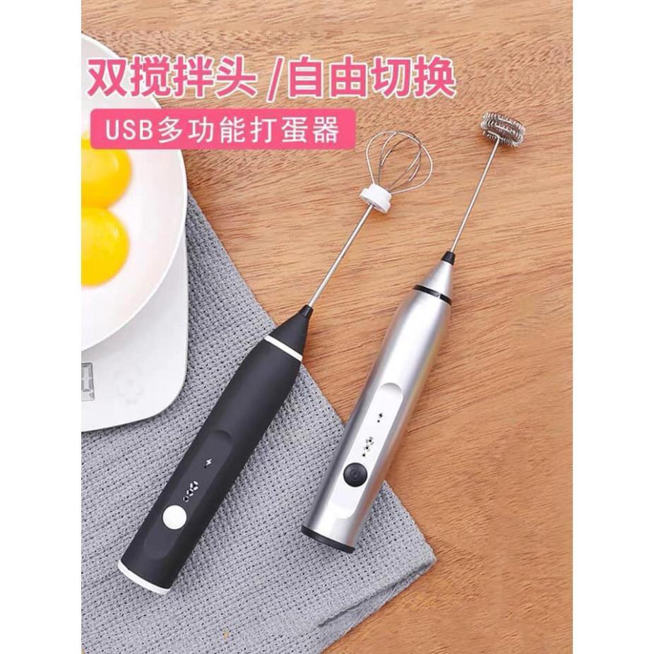 Máy đánh trứng, cà phê cầm tay 2 đầu