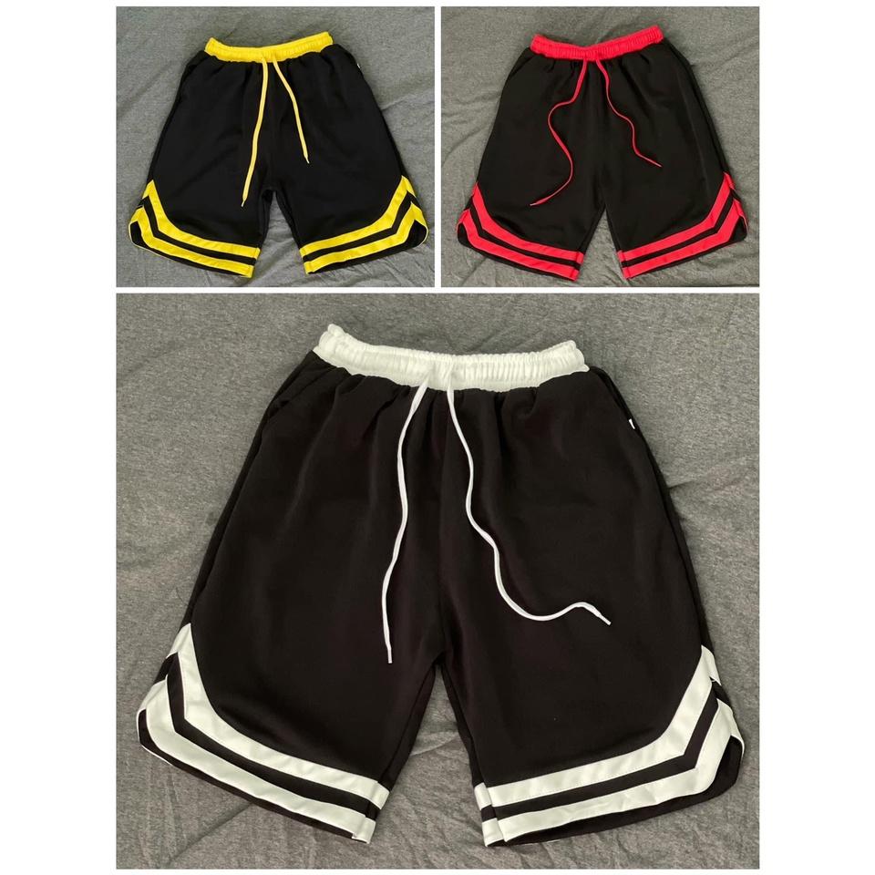 Quần Short boli 2v thể thao nam nữ - Sọt Lững Kiểu Dáng Thể Thao Unisex hai Màu Đen,trắng 04x..