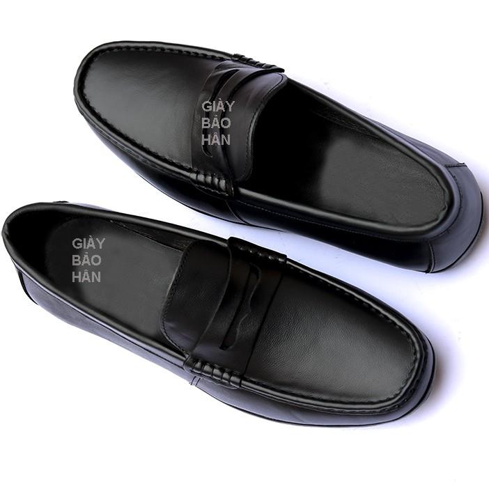 Giày Lười Nam Da Mềm Xuất Dư, Giày Driver Shoes - Da Bò, Mã GL66