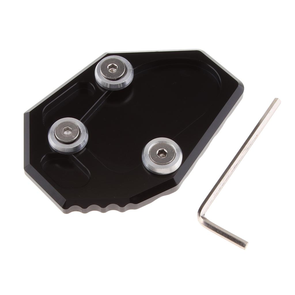 Motorcycle CNC Side Stand Kickstand Enlarge Plate Pad For Yamaha MT-07 FZ07 2013 2014 2015 2016