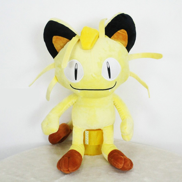 Gấu Bông Pokemon Mèo Meowth Lém Lĩnh (25 Cm) Gb126 (Tặng 1 Đèn Led 8 Bóng Siêu Sáng Cắm Cổng Usb)