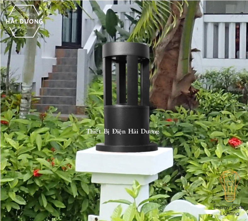 Đèn Sân Vườn Trụ Cột Chiếu Sáng Lối Đi DSV-816 40cm - Led Siêu Sáng - Ánh Sáng Vàng - Có Video