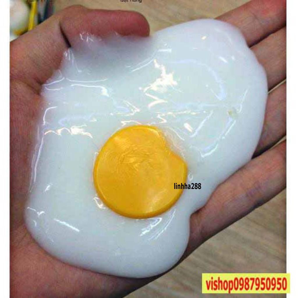 Đồ chơi GUDETAMA SLIME hình quả trứng gà trắng cực ngộ nghĩnh có lòng đỏ mochi