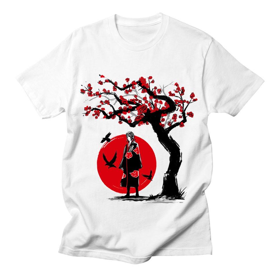 Áo phông Samurai hoa anh đào Uchigo Nhật Bản