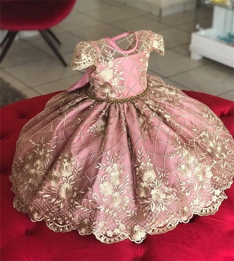 Sơ Sinh Bé Gái 1 Năm Sinh Nhật May Váy Tutu Giáng Sinh Đầu Tiên Đảng Nơ Dễ Thương Đầm Trẻ Sơ Sinh Christening Áo Choàng Cho Bé Quần Áo Bé Gái