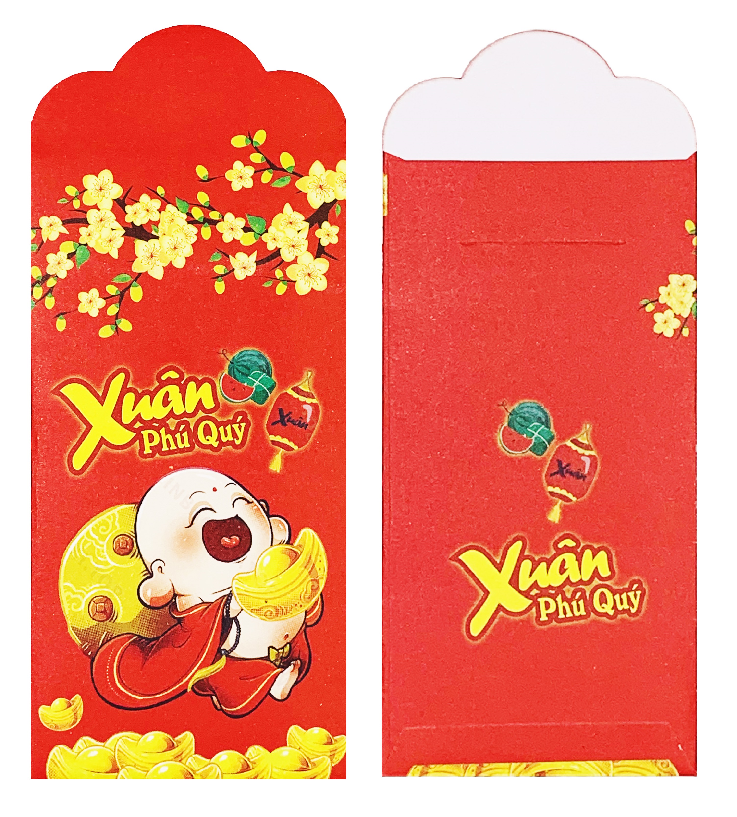 Set 10 Bao Lì Xì Lộc Tài Viên Mãn Canh Tý 2020