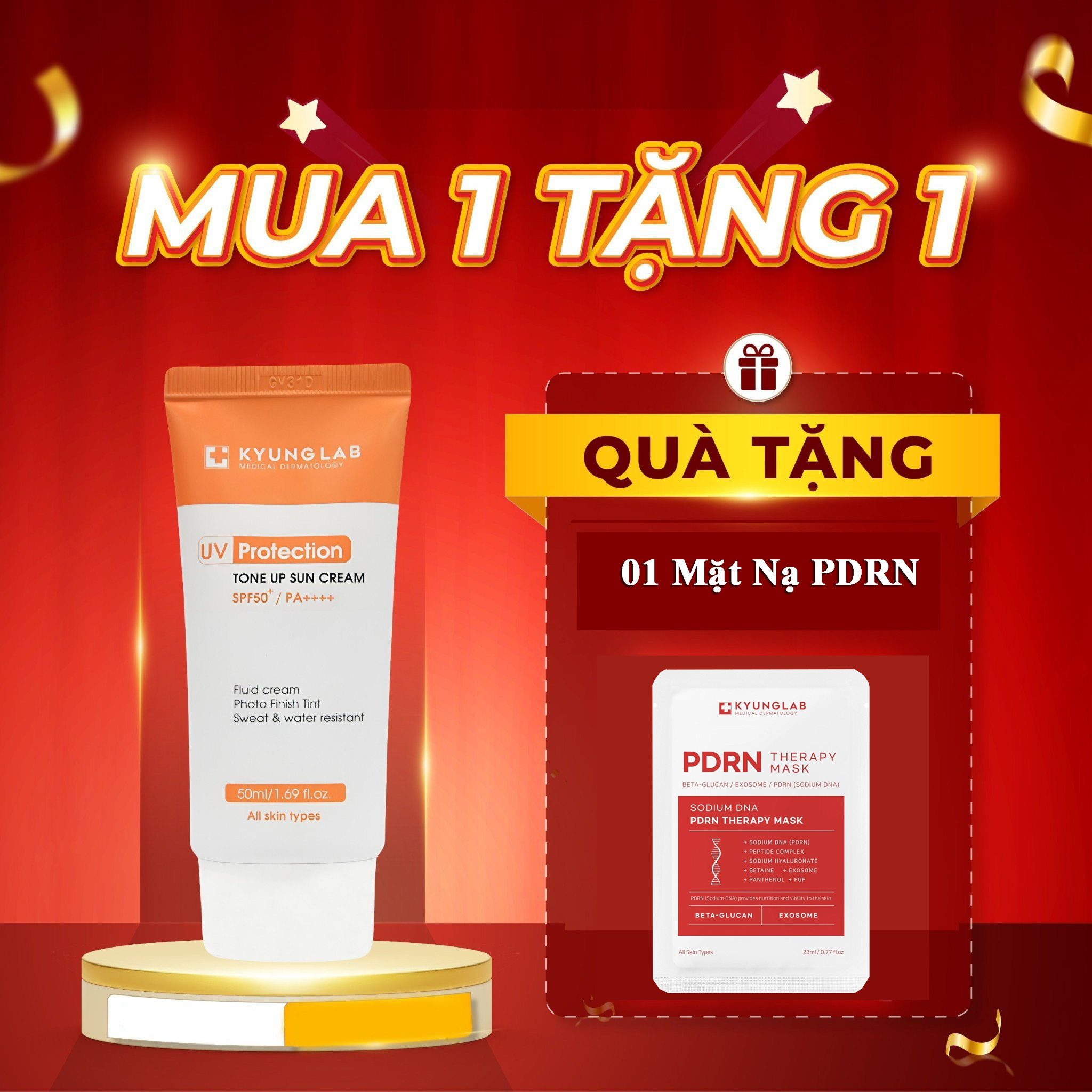 Kem chống nắng nâng tone Kyung Lab UV Protection Tone Up Sun Cream - 50ml