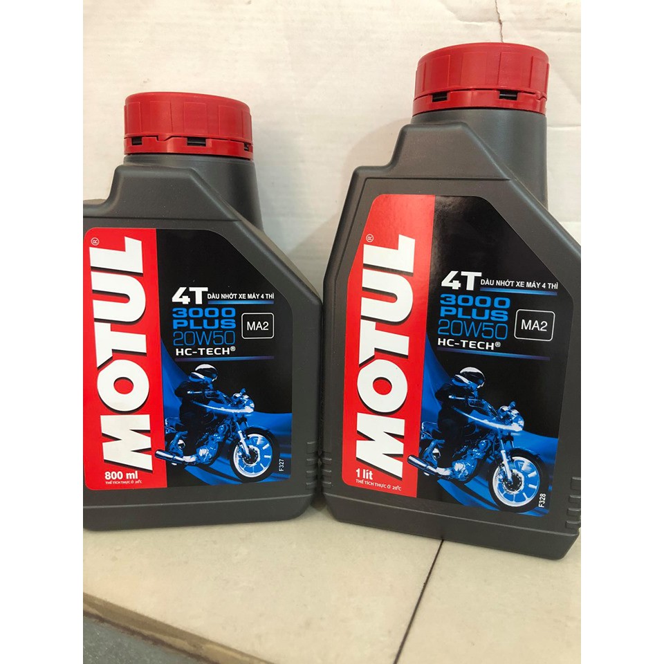 Nhớt Xe Số Motul 3000 Plus 4T 20W50 - Thể Tích 800 ml