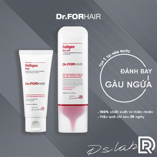 Bộ Dầu Gội Tẩy Tế Bào Chết Dr.FORHAIR/Dr For Hair Sạch Gàu, Giảm Rụng Tóc Và Kích Mọc Tóc