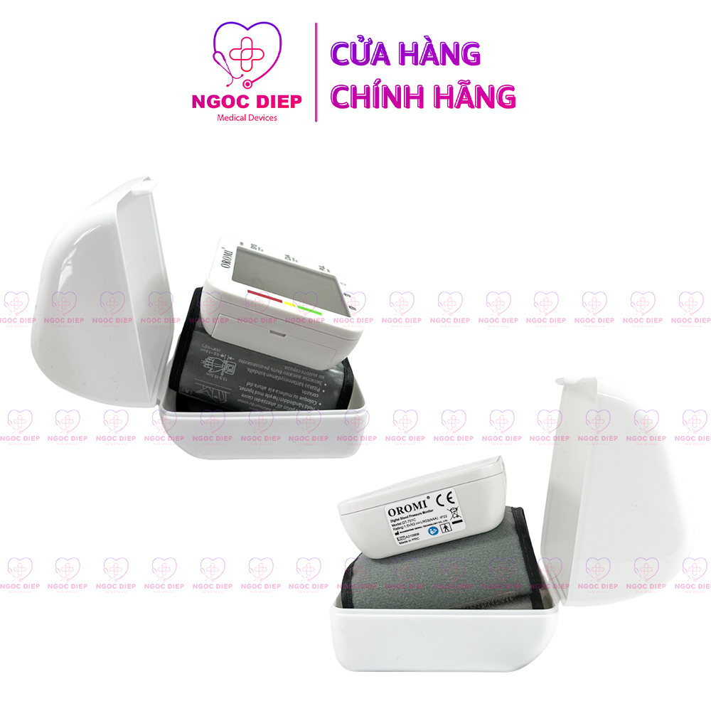 Máy đo huyết áp điện tử cổ tay OROMI GT-701C - Bảo hành chính hãng 5 năm