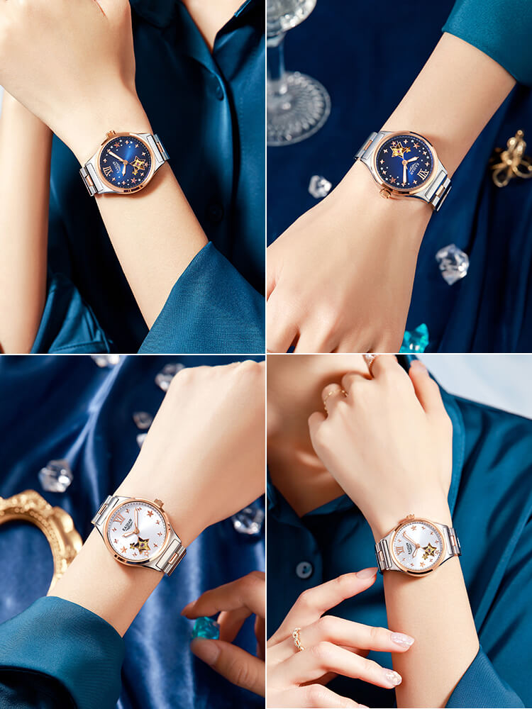 Đồng hồ nữ chính hãng KASSAW K1009-2 chống nước 50m ,chống xước ,kính sapphire ,100% hàng mới,Bảo hành 24 tháng