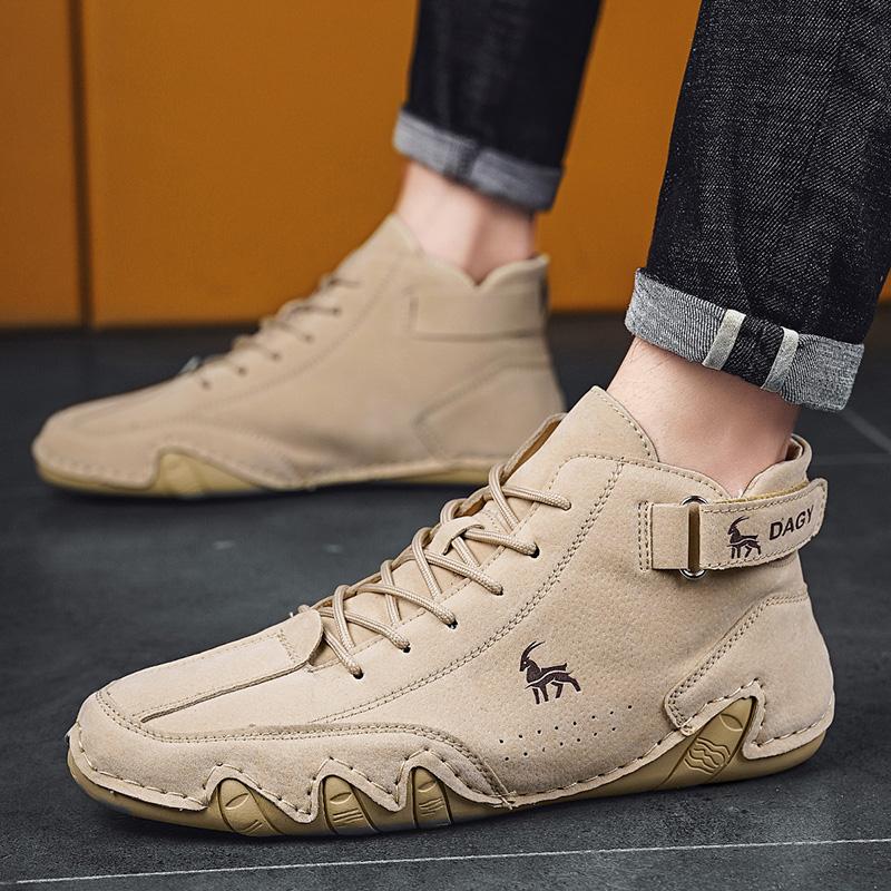 LCRTZKG Men's Sneaker Casual Casual Shoes 2023 Men's Solid Color Shoes Phong cách in Lái xe Flat Shoes Thắt lưng đàn hồi Giày thể thao ngoài trời