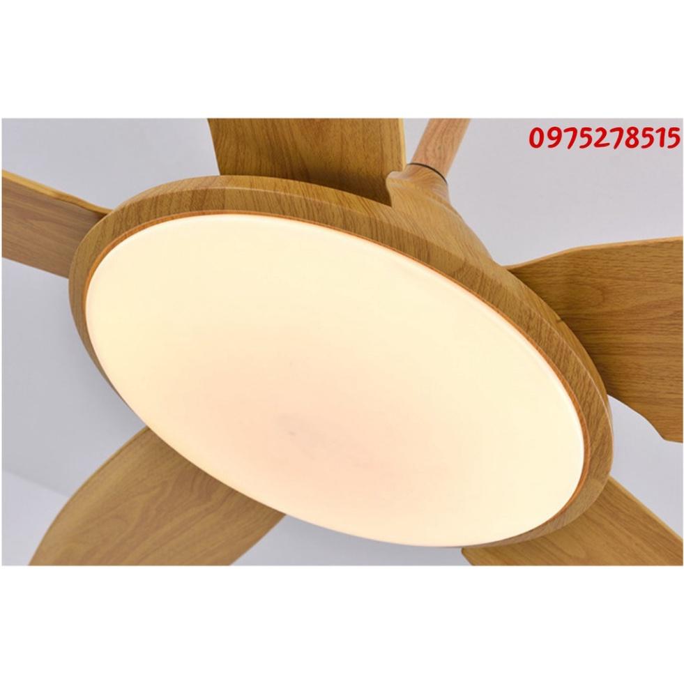 Quạt trần trên nhà đèn nguyên nhân DC 6 vận tốc gió cực mát, có hướng dẫn xách tay