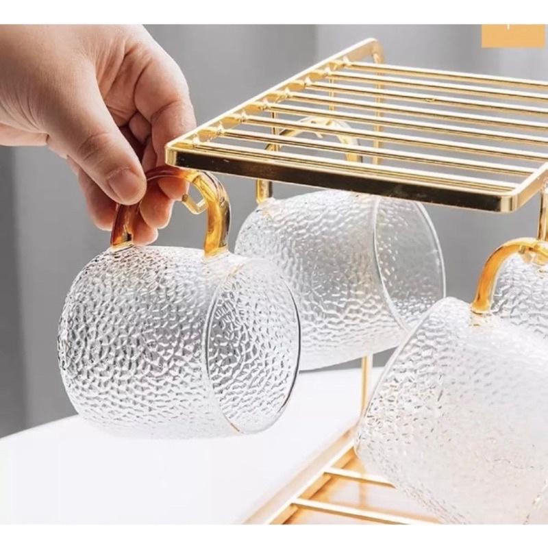 BỘ BÌNH NƯỚC 6 CỐC KÈM GIÁ TREO VÀ KHAY GỖ CAO CẤP
