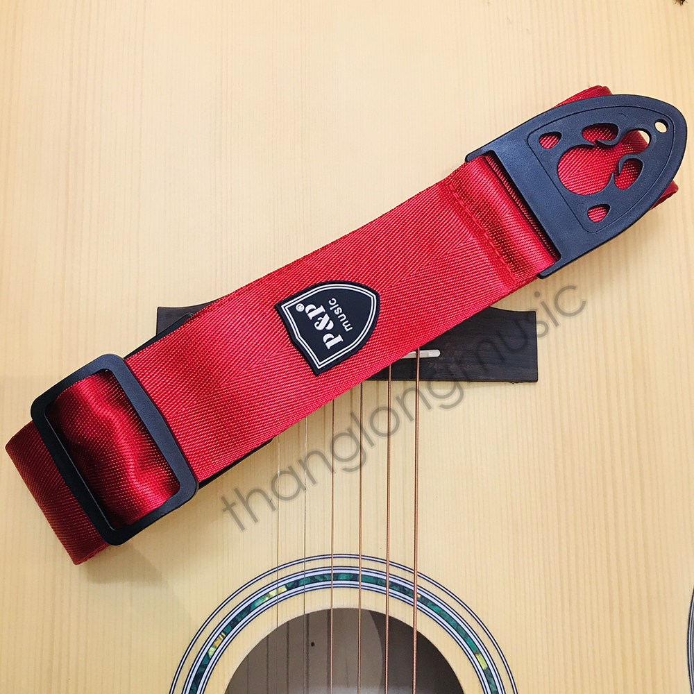 Dây đeo guitar P&amp;P Music SR505 chất liệu vải dù, vải, màu sắc đa dạng, bền chắc