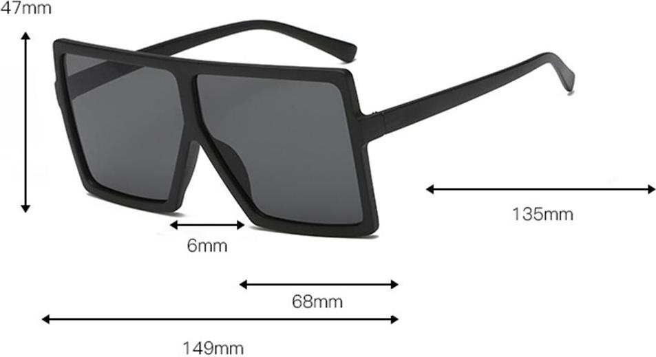Women Vintage Rectangle Sunglasses
