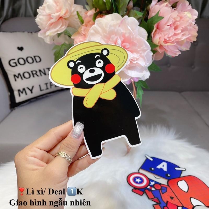 Bao Lì Xì 2021 Tân Sửu Hoạt Hình Chibi Chuẩn Loại 1 Cứng Dày và An Toàn Cho Bé