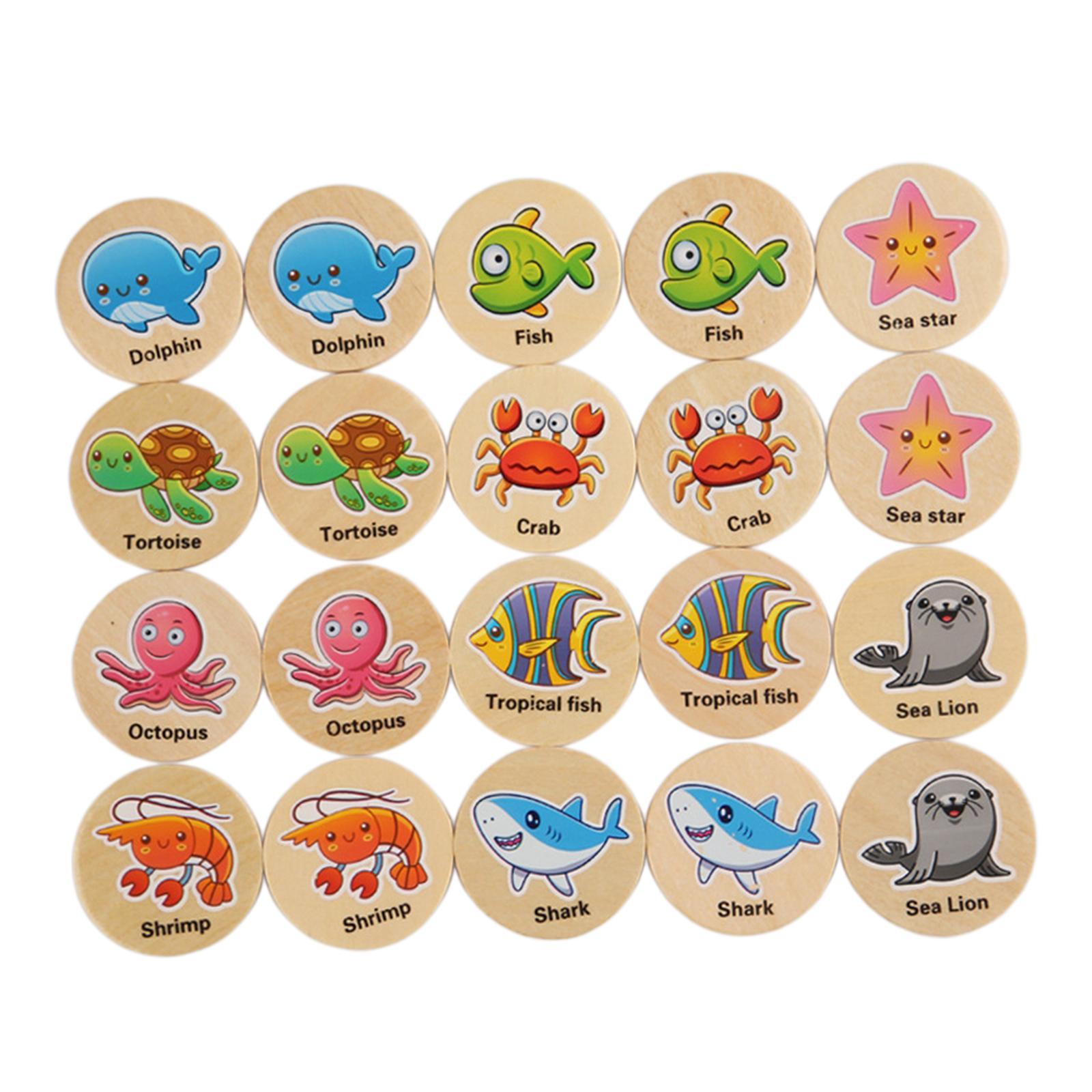 Memory Matching Game Cognitive Ability Toy for Ages 3 and up Development Toy