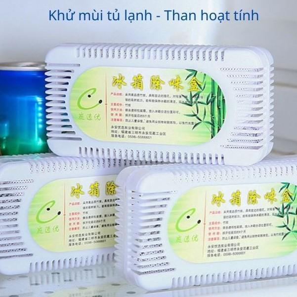 FREE SHIPHỘP KHỬ MÙI TỦ LẠNH THAN HOẠT TÍNH Hút Mùi Tủ Lạnh, Ô tô...Kháng khuẩn, Chống Oxy hóa bằng than hoạt tính