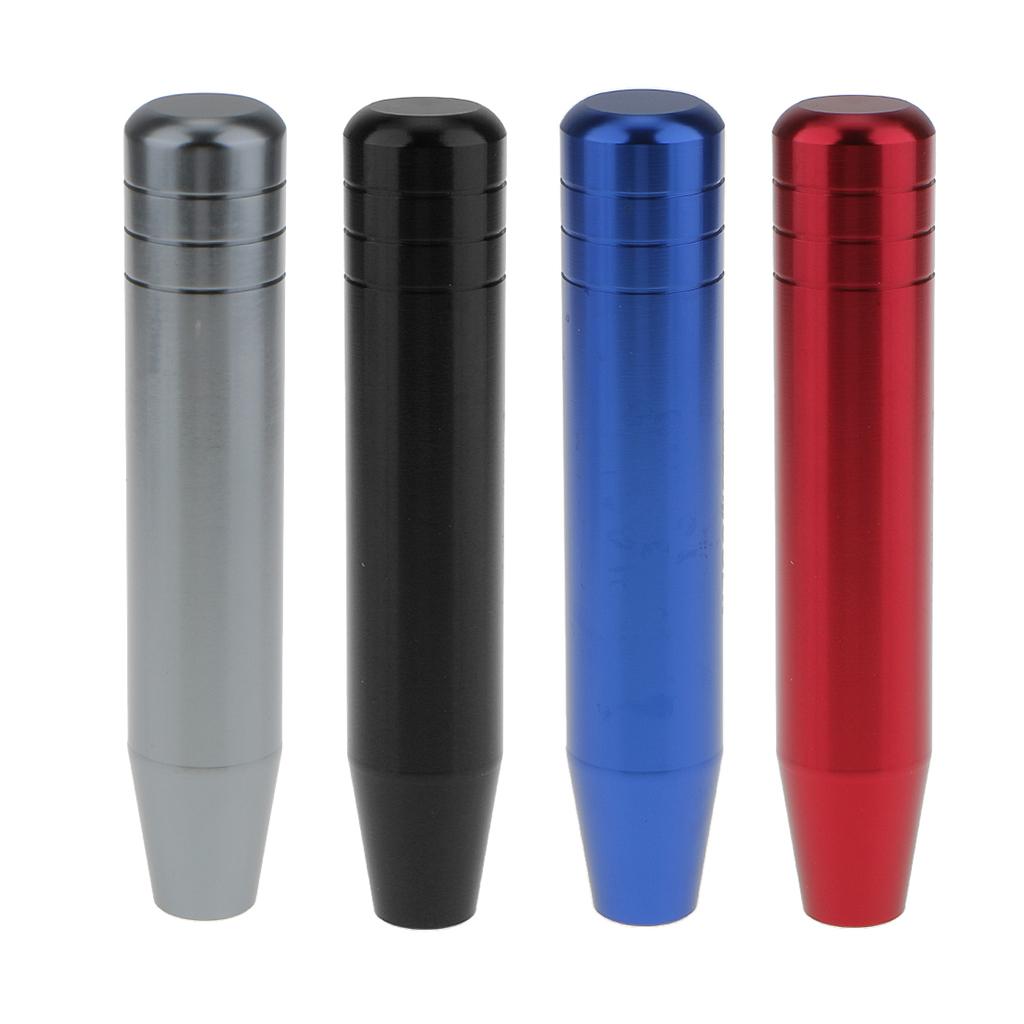 Red-18cm Universal Aluminium Manual Car Gear Stick  Knob Lever