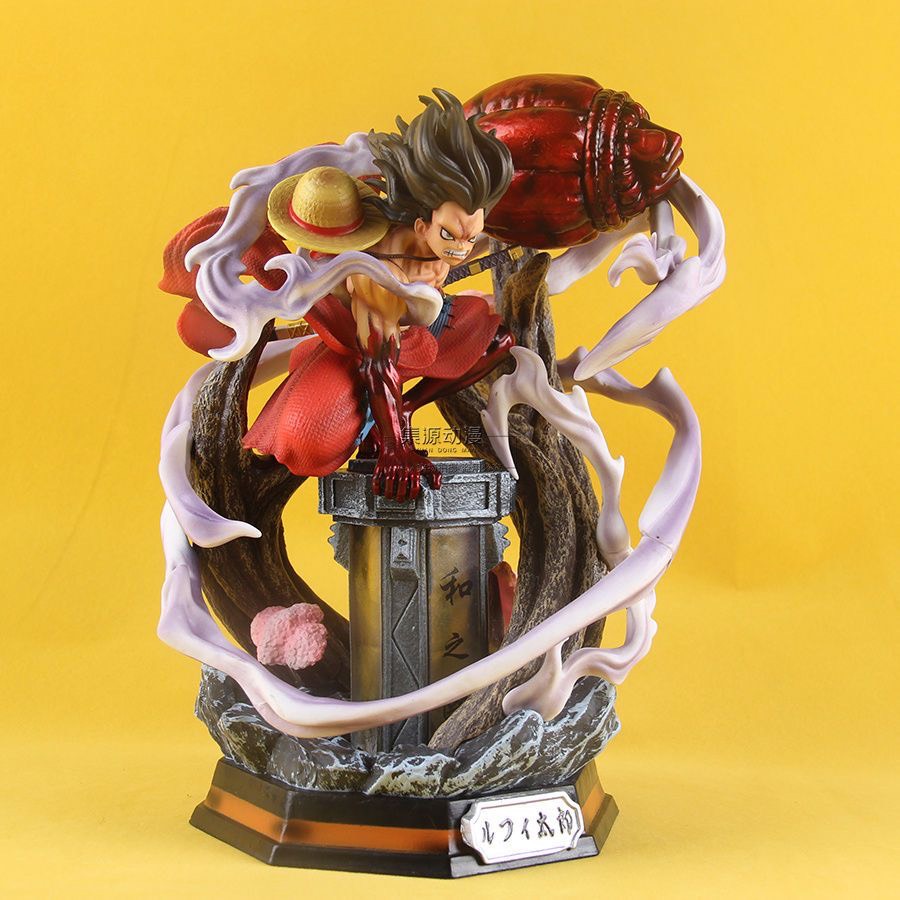 Mô hình luffy snakeman gear 4 có đen led - one piece