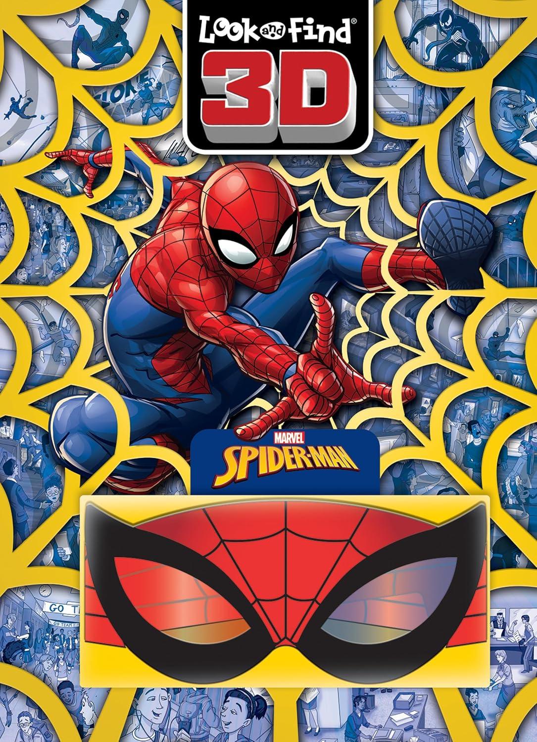 Sách ngoại văn: 3D Look And Find - Spiderman