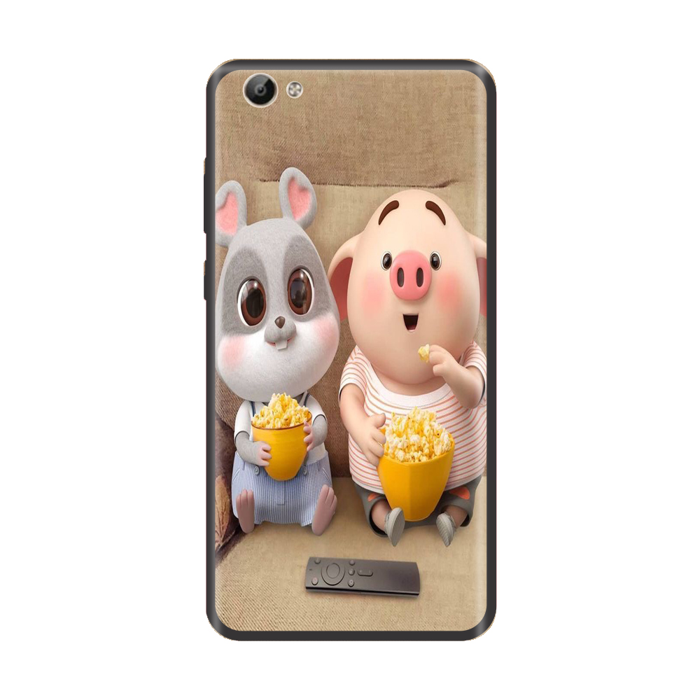 Ốp lưng TPU viền dẻo cho điện thoại VIVO Y66 Hình Chuột Tết 2020 - Mẫu 16