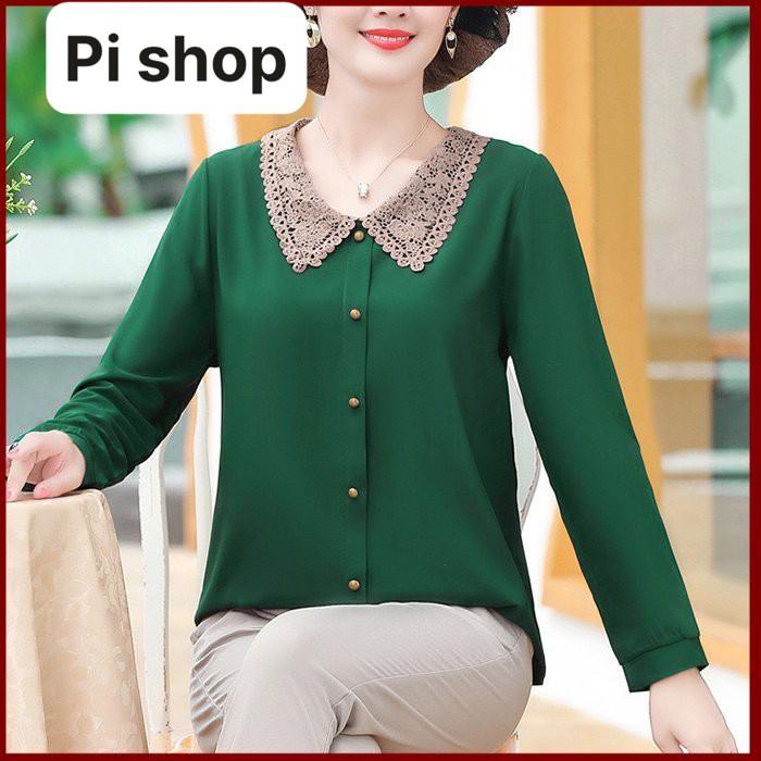 ÁO SƠ MI TRUNG NIÊN CÁCH ĐIỆU CHO MẸ VÀ BÀ, CÓ SIZE LỚN CHO NGƯỜI MẬP