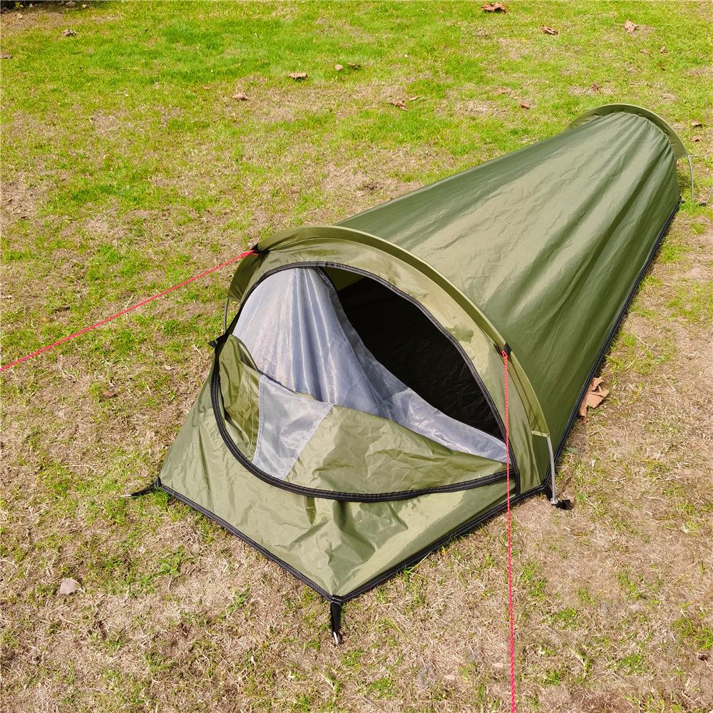Ultralight Outdoor Camping Tent Single Person Camping Tent Portable Sleeping Bag Tent