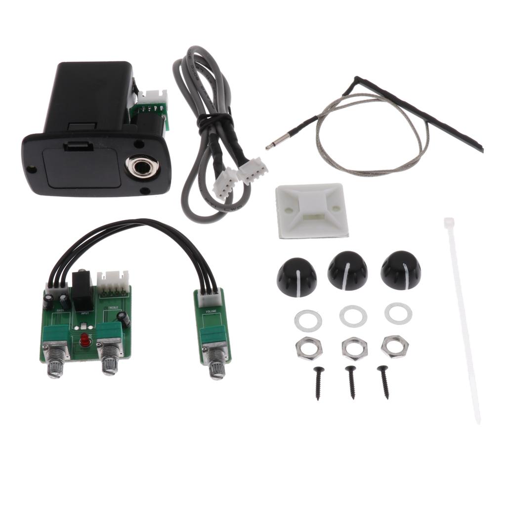 Handmade Guitar Pickup Preamp Amp For Folk Classcial Guitar Accessories