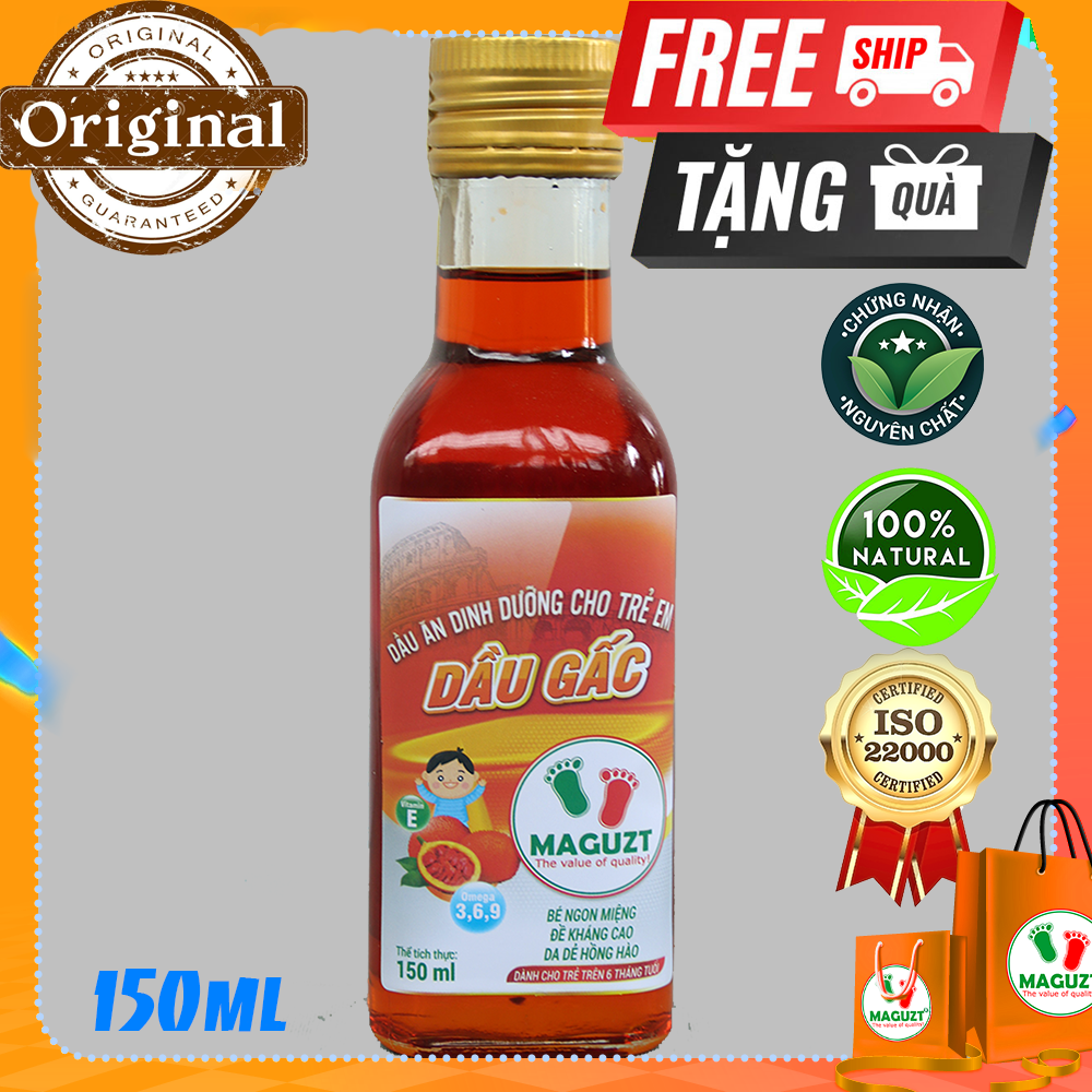 Dầu Gấc Ăn Dặm Cho Bé Maguzt 150ml