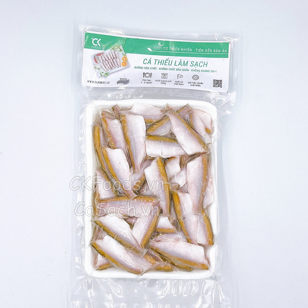 Cá thiểu làm sạch bỏ đầu - 200 g