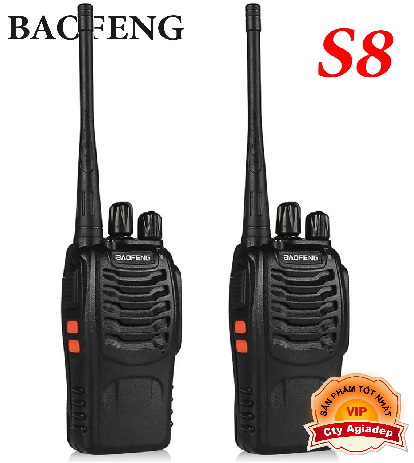 Tổng hợp các loại bộ đàm tốt nhất /bán chạy của Baofeng -Bestsaler 8S/V82