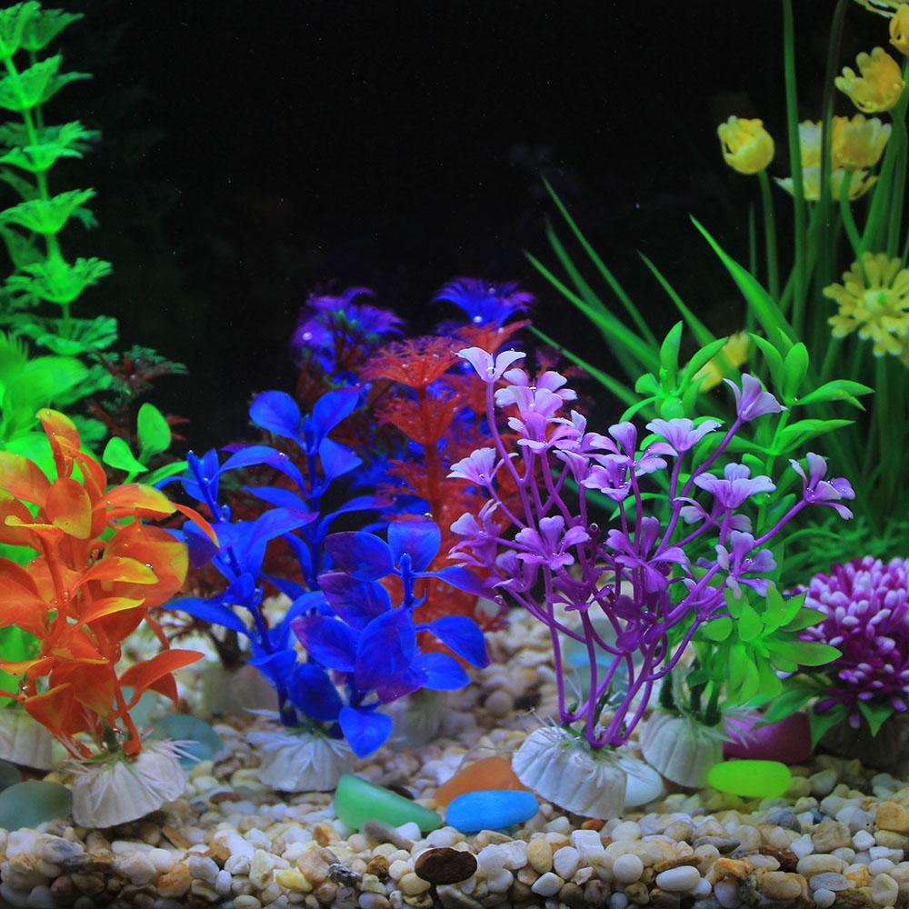 Đồ trang trí bể cá bằng nhựa 10 cái