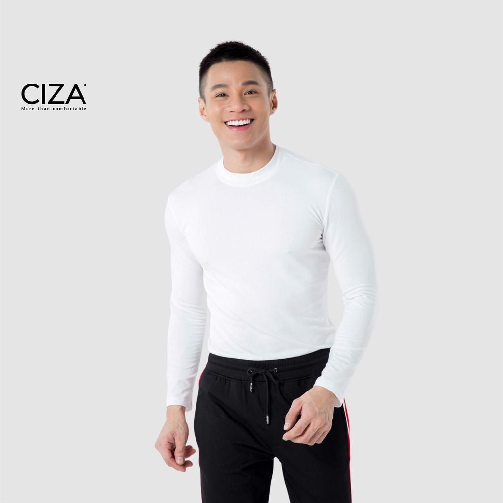 Áo giữ nhiệt body nam CIZA cao cấp thể thao vải heattech cổ tròn giữ ấm công nghệ Nhật Bản size S M L XL ATNS18