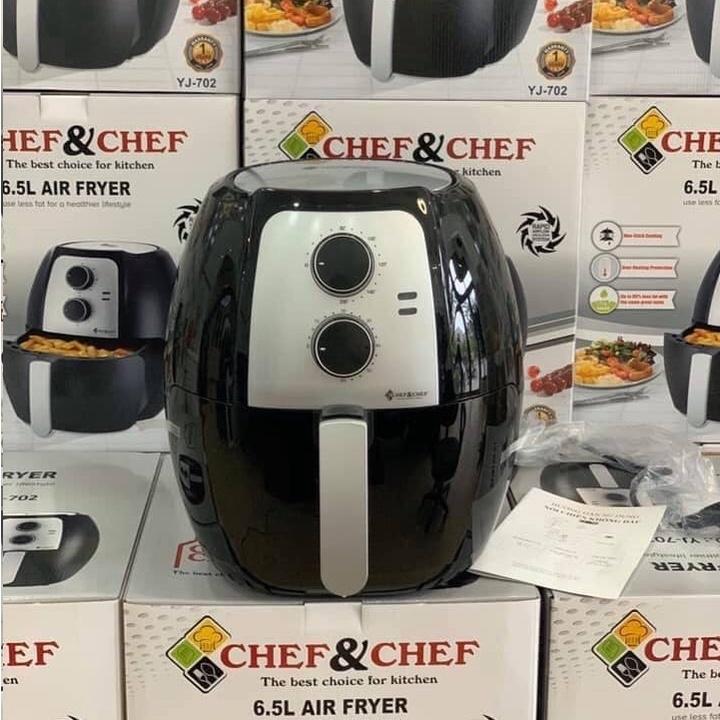 NỒI CHIÊN KHÔNG DẦU CHEF &amp; CHEF 6.5L CHÍNH HÃNG