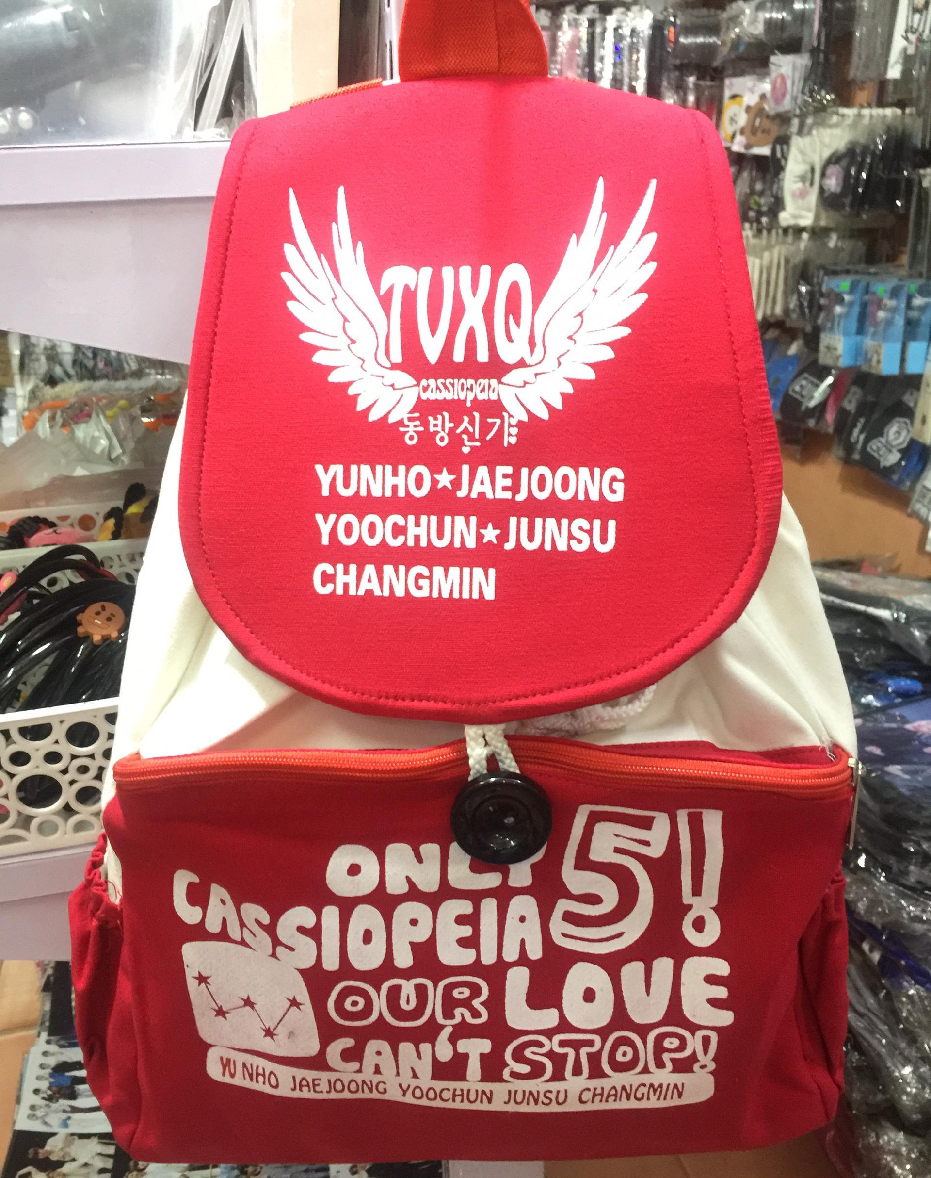 Balo thời trang chữ TVXQ mẫu ngẫu nhiên