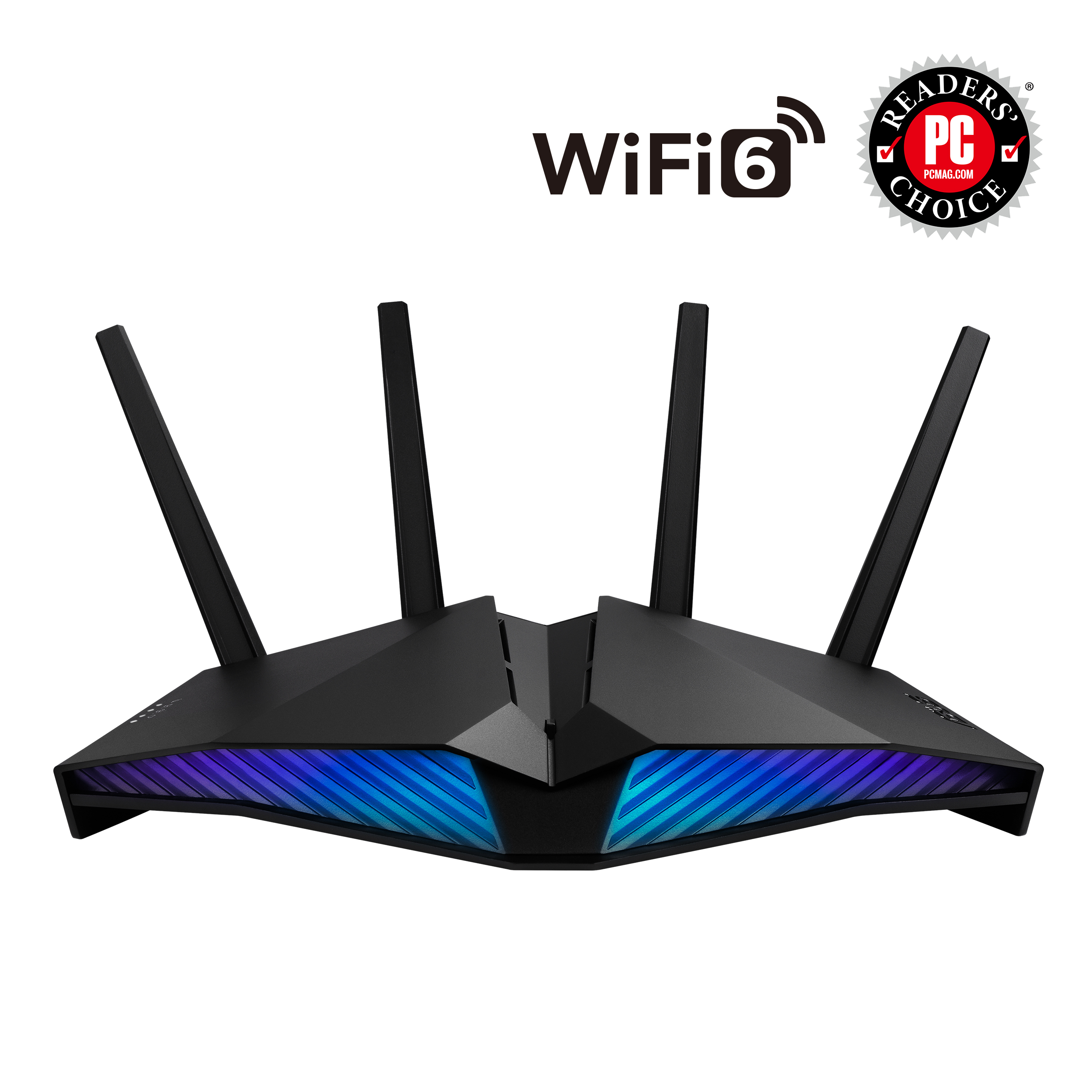 Router Wifi ASUS AURA RGB RT-AX82U Hai Băng Tần, Chuẩn AX5400 (Chuyên Cho Game Di Động)- Hàng Chính Hãng