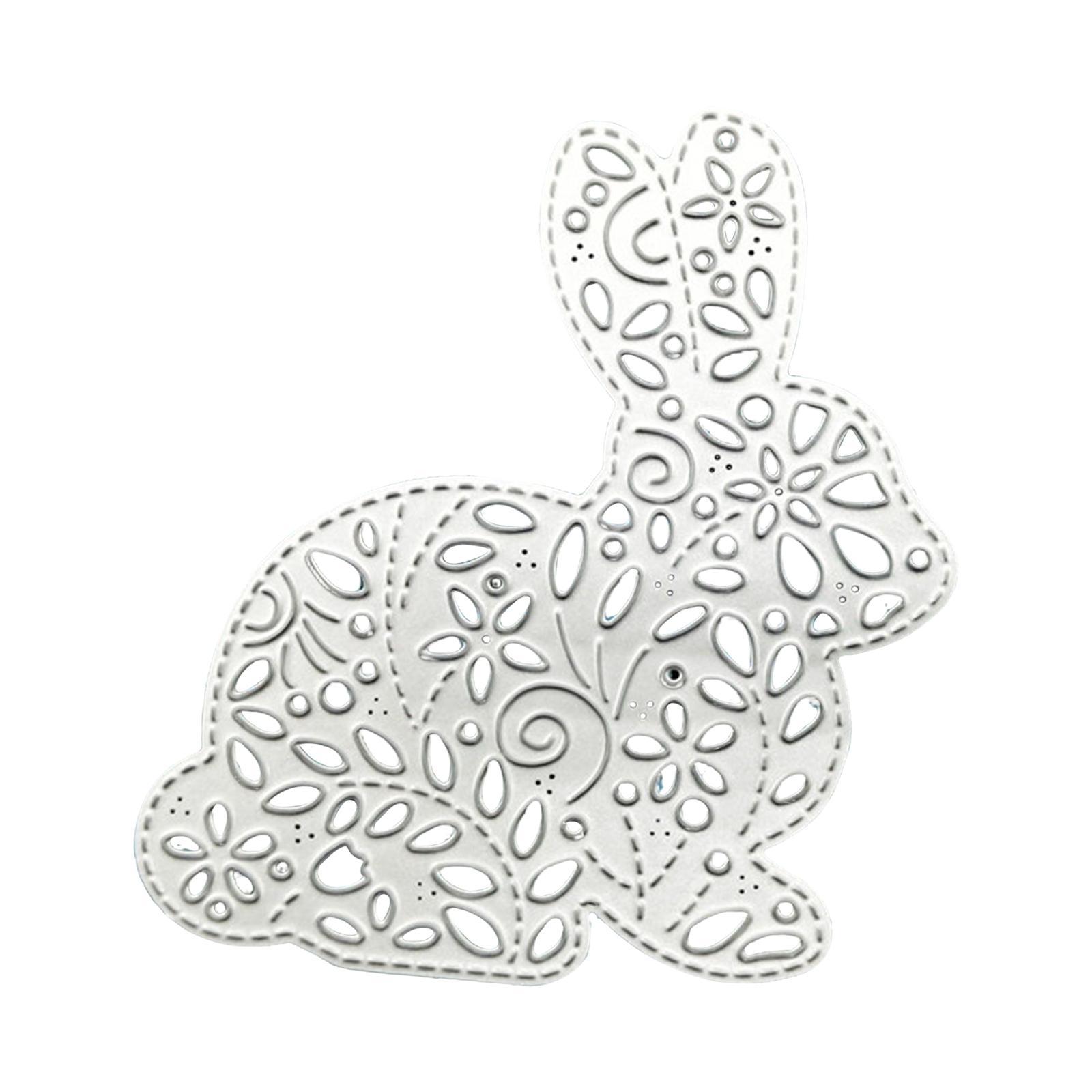 Easter Bunny Cutting Dies Metal Template for Card Making for Photo Album