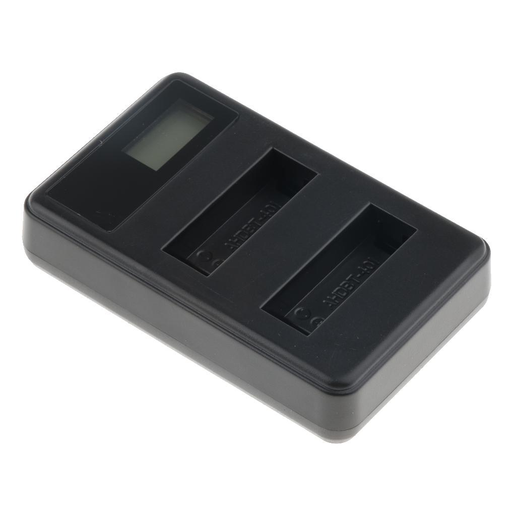 Dual Charging Battery Charger AHDBT-401 for Hero 4 Sports Cameras