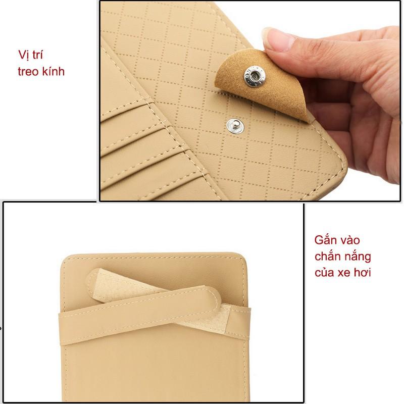 Túi Kẹp Đĩa CD Trên Xe Hơi Đa Năng