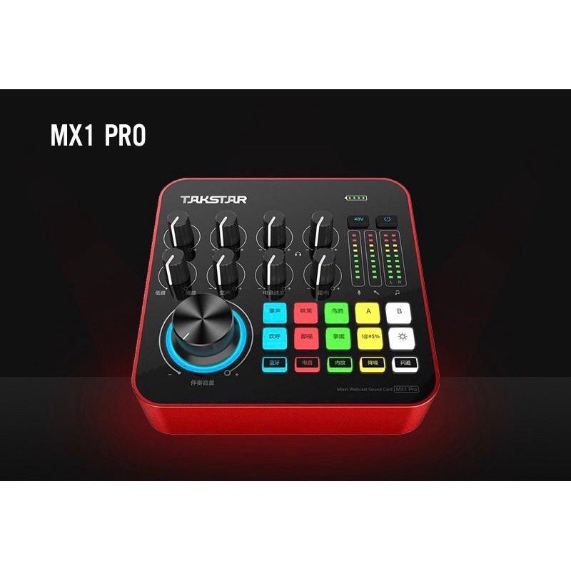 Sound Card TAKSTAR MX1-PRO Thu âm Livestream chuyên nghiệp mẫu mới 2021 bảo hành 1 năm