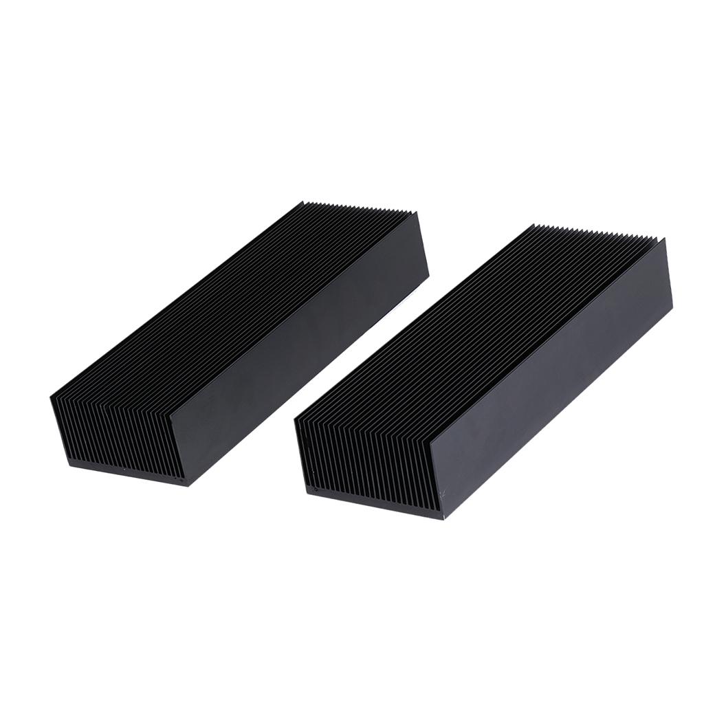 2Pcs Aluminum Heat Sink Heatsink Cooling DIY Cooler Fin Radiator for LED