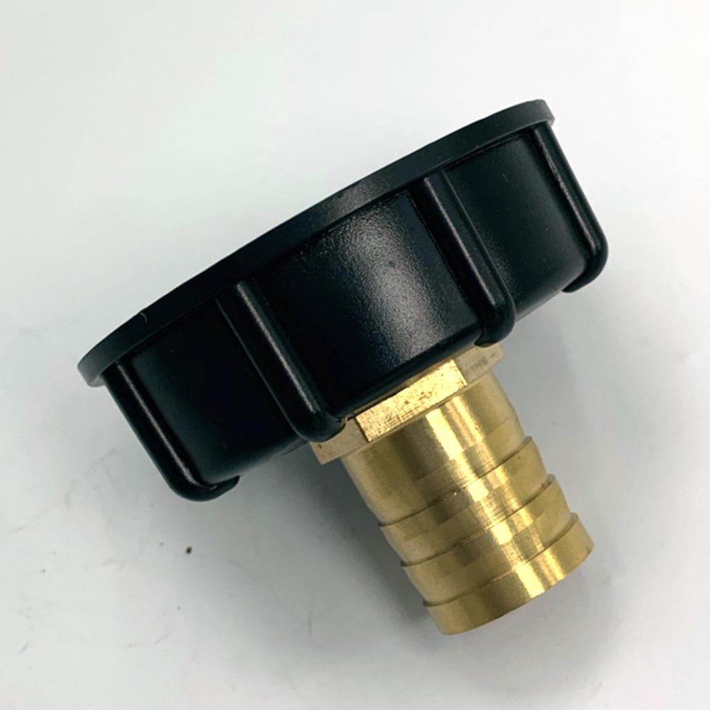 3Pcs IBC 1000L Water Tank Connector 1/2'' 1'' 3/4'' Brass Hose Valve Adapter